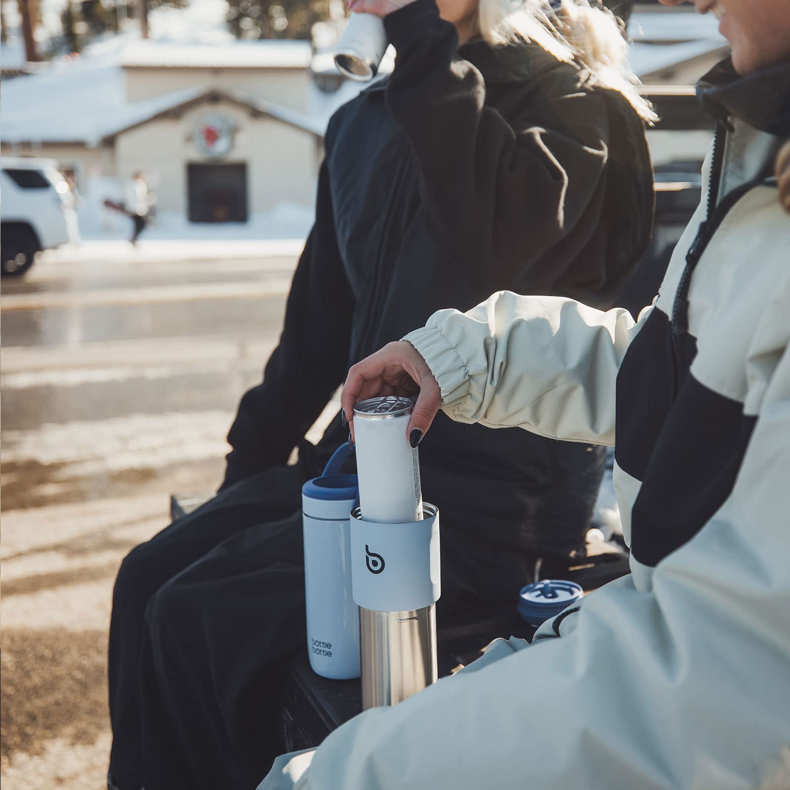 Bottle Bottle Insulated Water Bottle For Sports With Straw,2 Lids,18Oz 3In1 Water Bottles For Slim Can Coolers And Kids Tumbler,